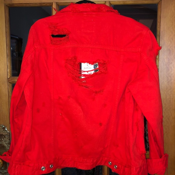 Zara Distressed Denim Jacket - Picture 7 of 7